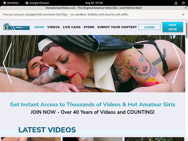 $1 Homegrownvideo Trial Offer