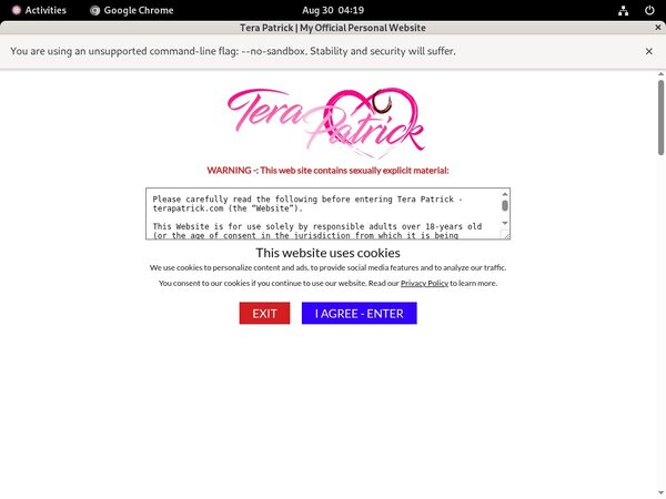 Accounts Terapatrick.com