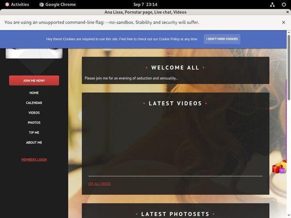 Analissa.modelcentro.com Latest Passwords