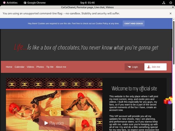 Cocochanel.modelcentro.com Discount Info