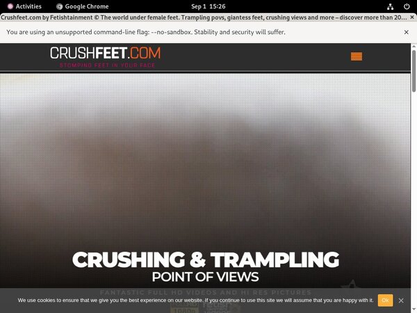 Crushfeet.com Password Premium