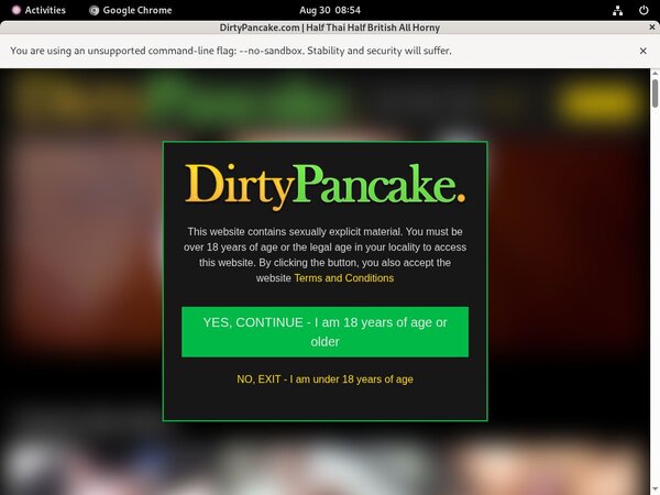 Dirtypancake Kennwort