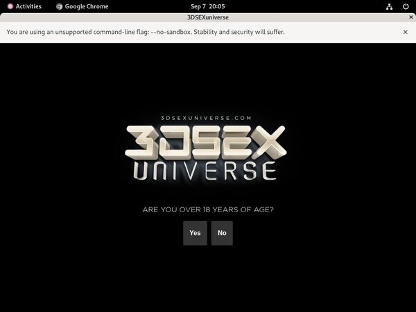 Discount Pass 3D SexU Niverse Discount Pass 3D SexU Niverse