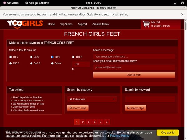 FRENCH GIRLS FEET ??
