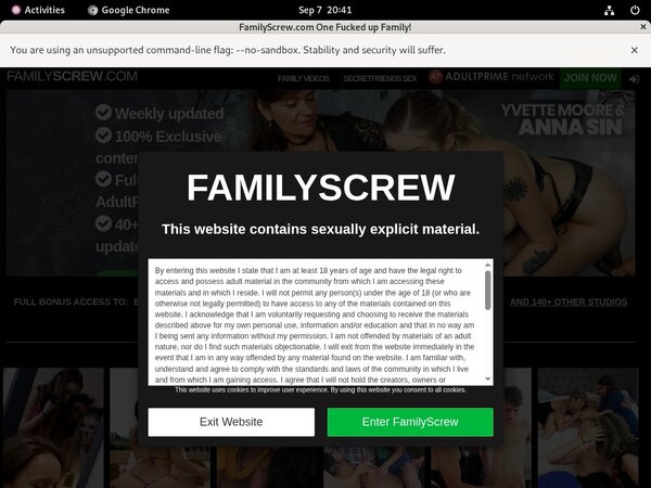 Familyscrew.com Passwords 2018