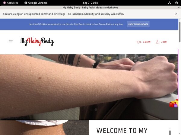 Free Myhairybody.com Acounts
