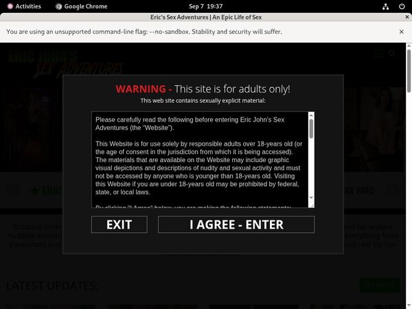 Free Trial Ericjohnssexadventures Discount