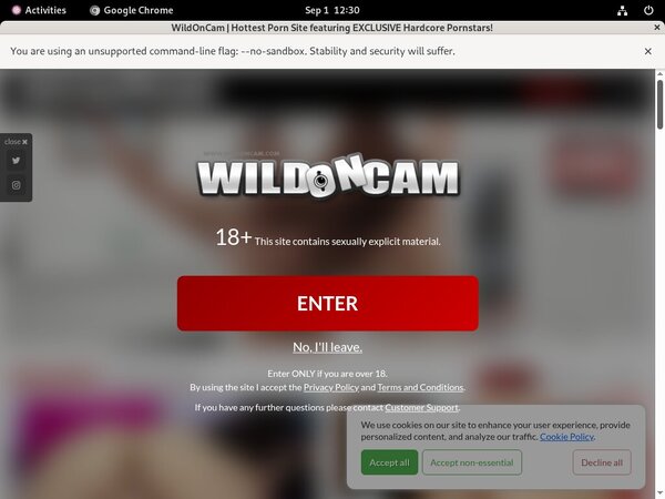 Free Wildoncam.com Account Passwords
