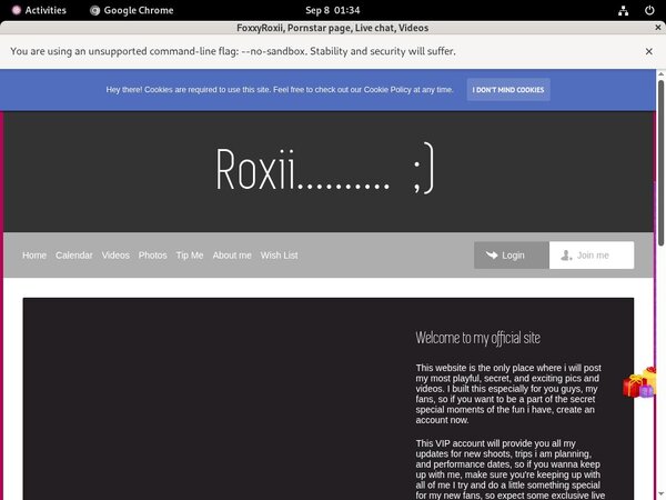 Get A Free Foxxyroxii.modelcentro.com Login