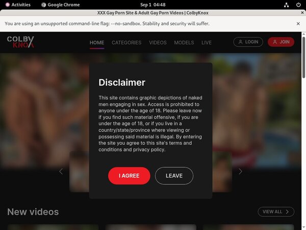 Get Colby Knox Discount Membership