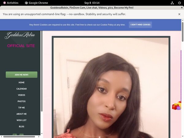 Goddessrobin.modelcentro.net Parola D'ordine