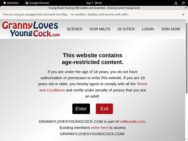 Grannylovesyoungcock.com Scenes