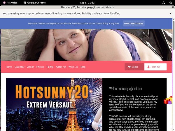 Hotsunny20 Account 2015