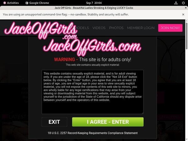 Jackoffgirls Logins Free