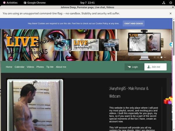 JohnneDeep Discount Join Page