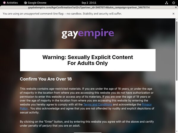 Limited Gay Empire Deal