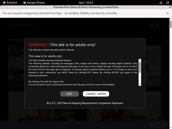 Login For Loveherfilms.com
