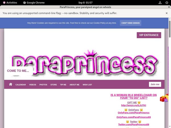 Login ParaPrincess Free