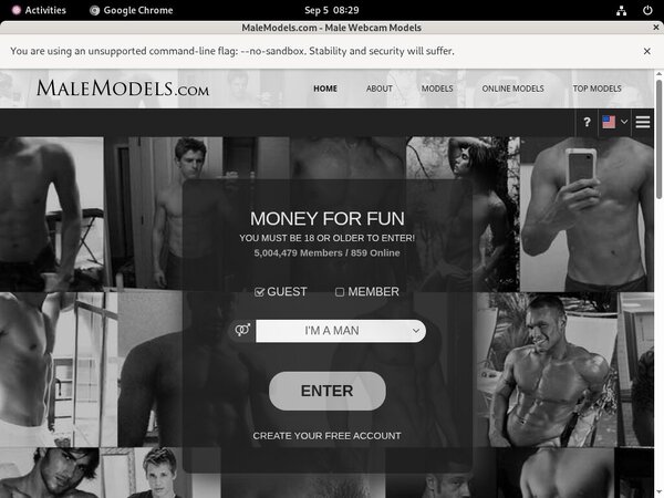 Male Models Yearly Membership Male Models Yearly Membership