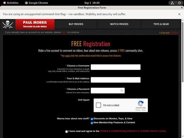 Members.treasureislandmedia.com Sign Up Again