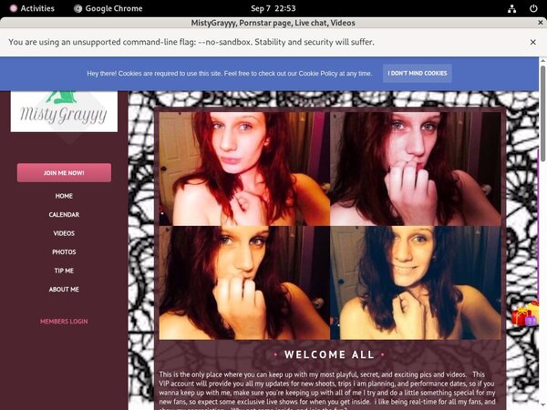 MistyGrayyy Website Password