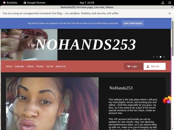 Nohands253 Official Site