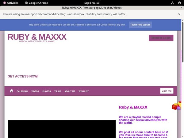 Premium Account For Rubyandmaxxx.modelcentro.com