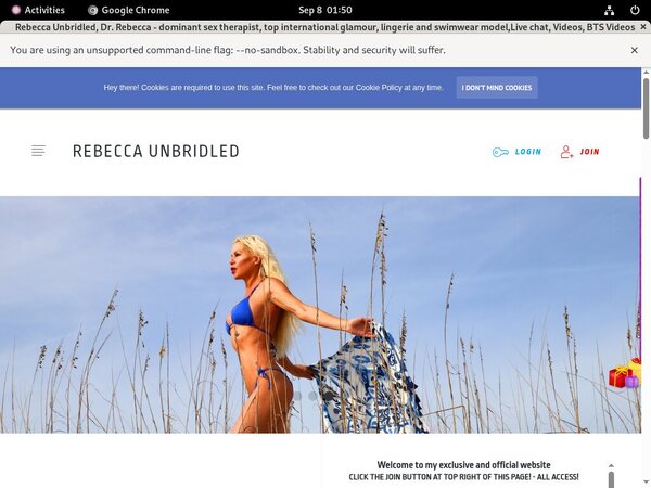 Rebecca  Unbridled Naked