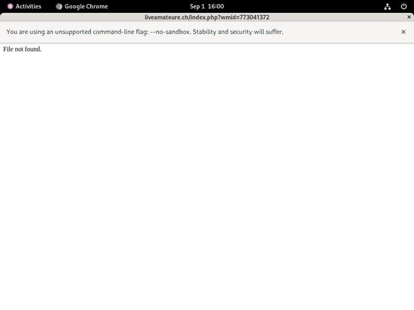 Register Amateure Live