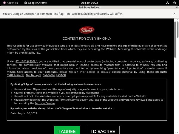 Str8 Boyz Seduced Password Info