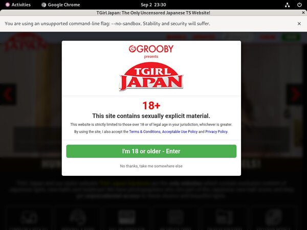 TGirl Japan Instagram