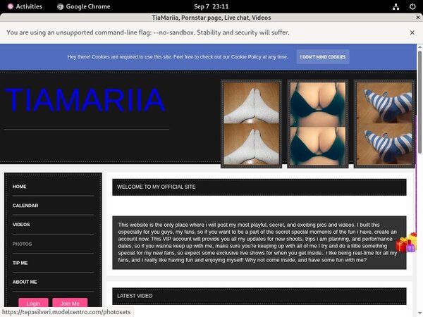TiaMariia Sign Up