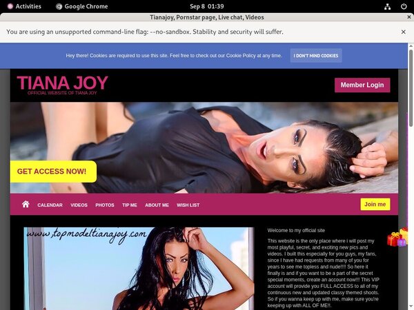 Tianajoy.modelcentro.com Com Logins
