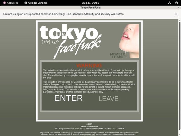 Tokyo Face Fuck Limited Time Discount