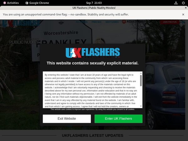 UK Flashers Clip Cash