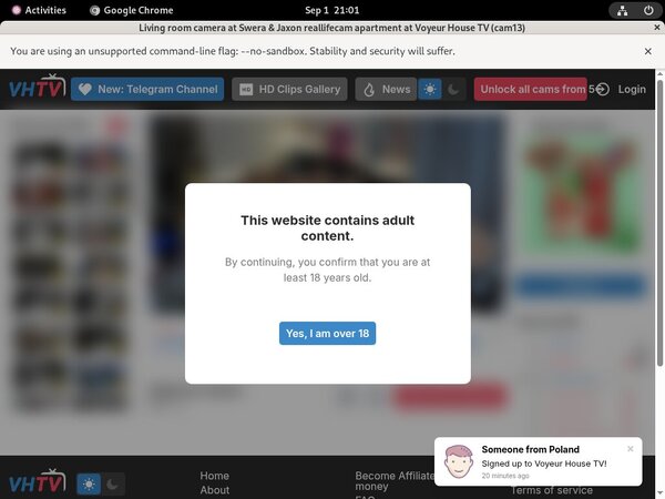 Voyeur-house.tv Account Passwords