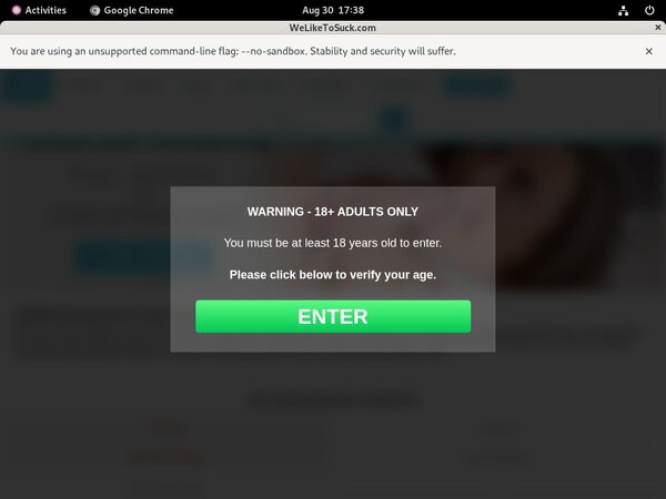 We Like To Suck Without Paying