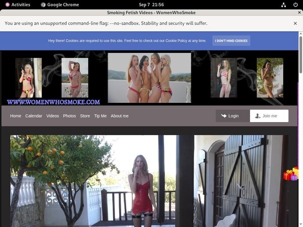 WomenWhoSmoke Nude