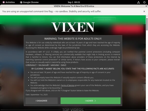 Vixen.com With Direct Debit