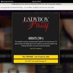 Active Ladyboy Pussy Passwords