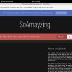 New Free SoAmayzing Account