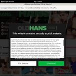 Oldhans.com Discount Password